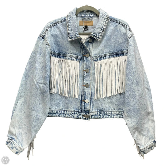 Jacket Denim By Blanknyc In Blue Denim, Size: L