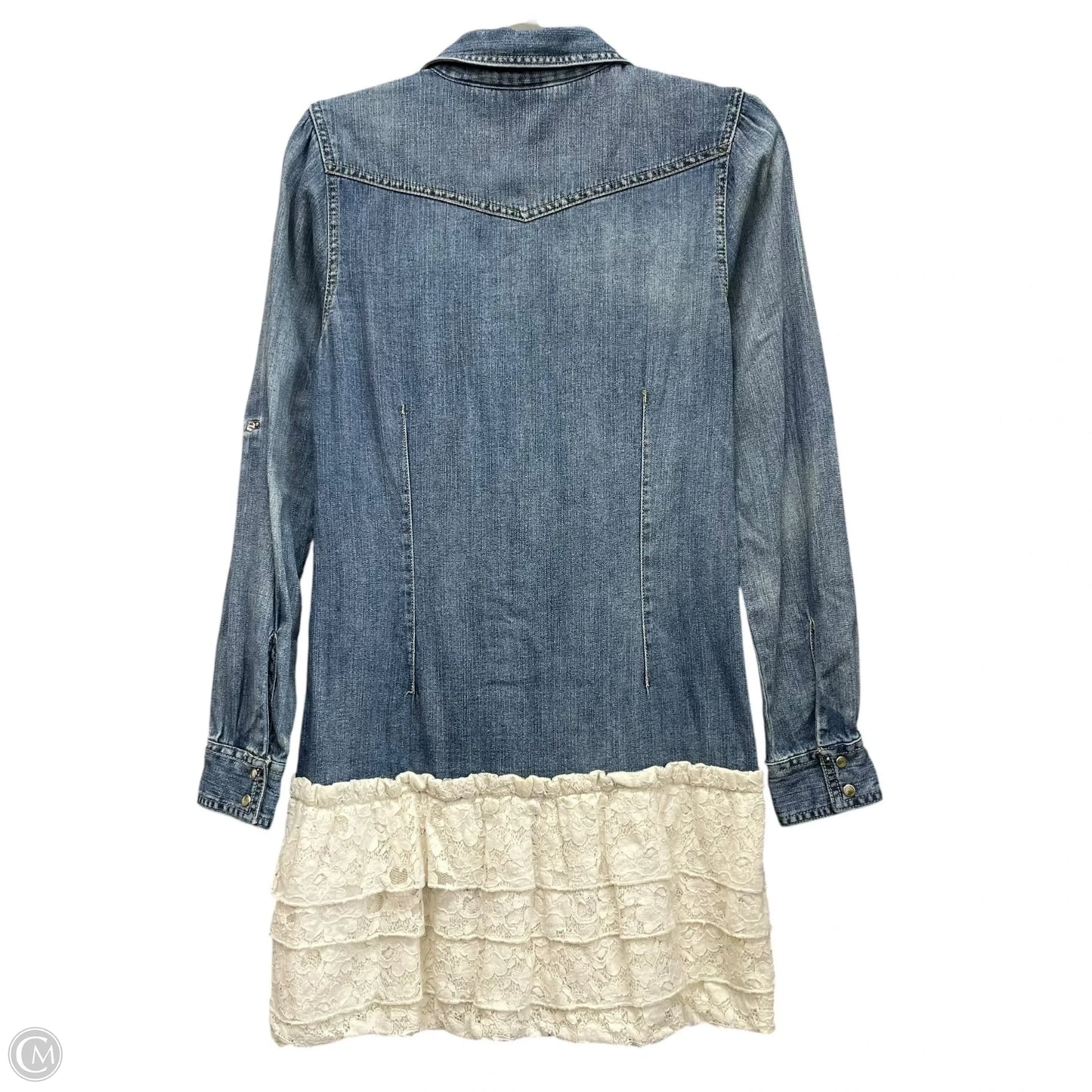 Dress Casual Short By Wrangler In Blue Denim, Size: Xs
