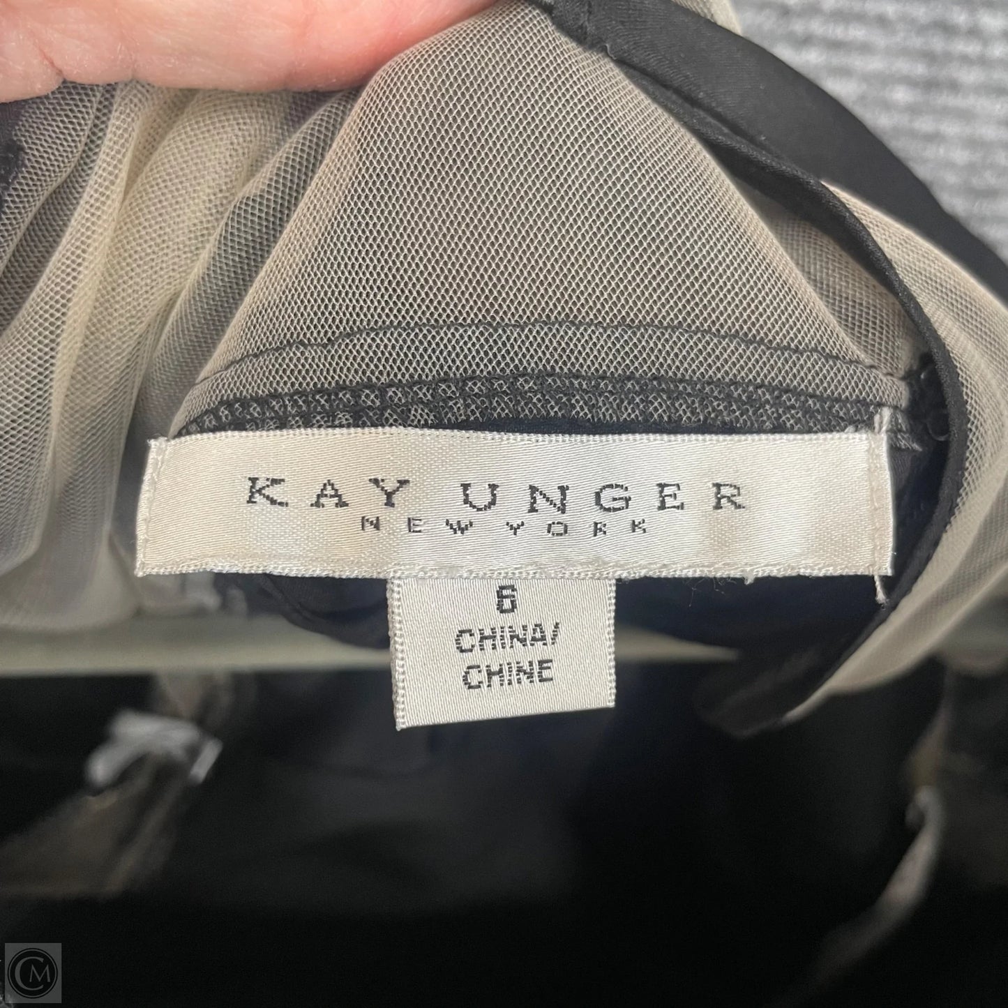 Dress Casual Short By Kay Unger In Black, Size: 6