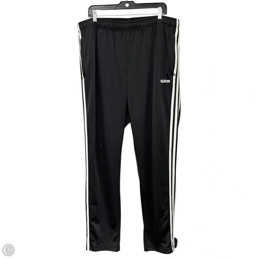 Athletic Pants By Adidas In Black, Size: 2x