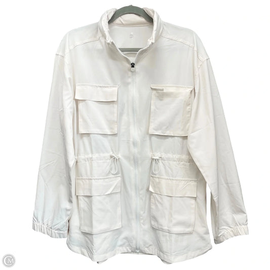 Athletic Jacket By Apana In Beige, Size: M