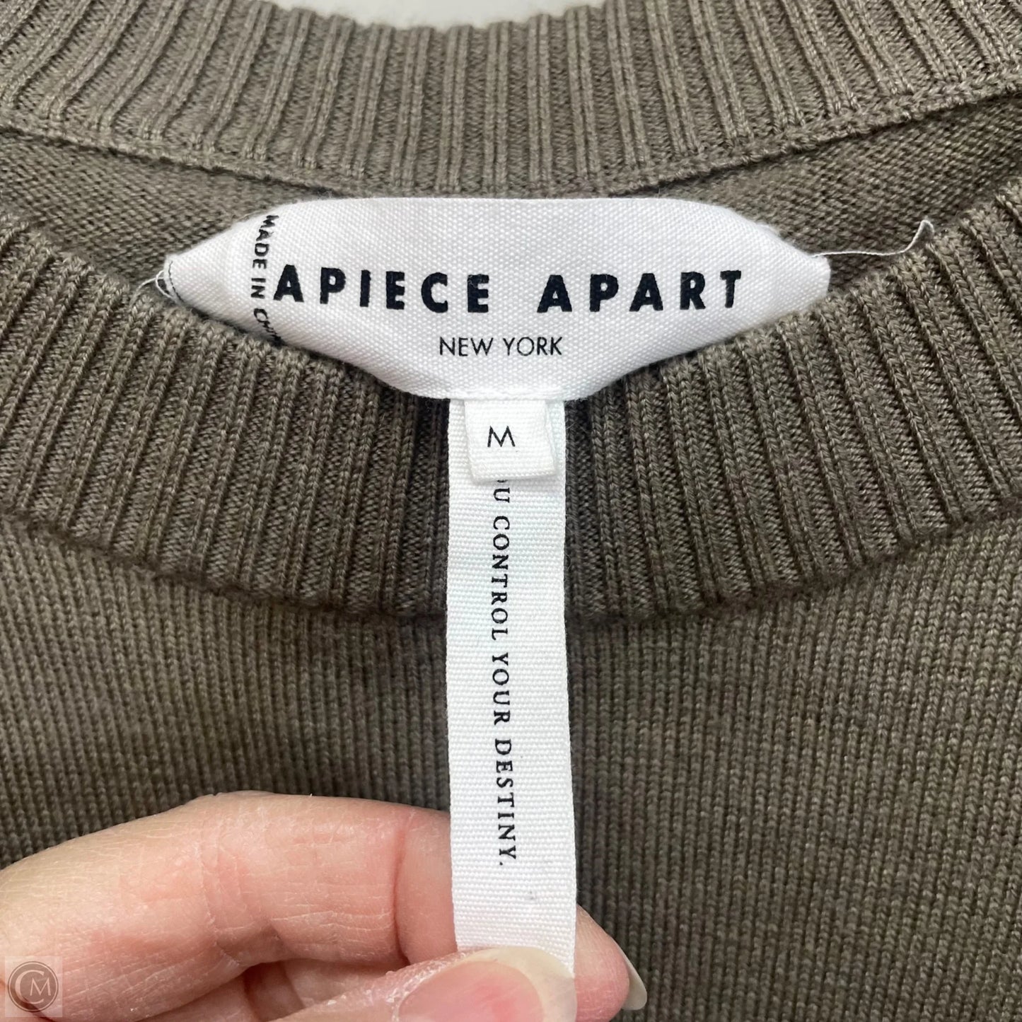 Sweater By Cma In Taupe, Size: M