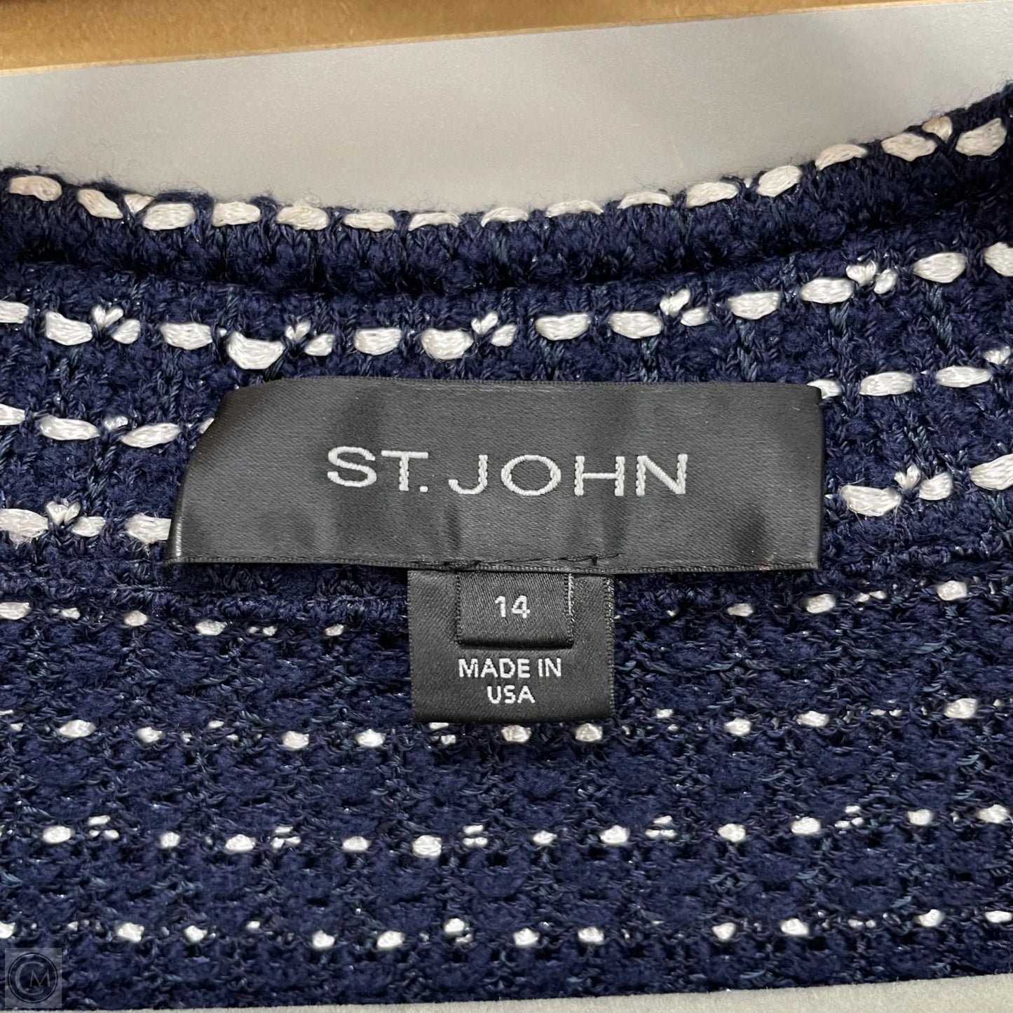 Blazer By St. John In Navy, Size: 14