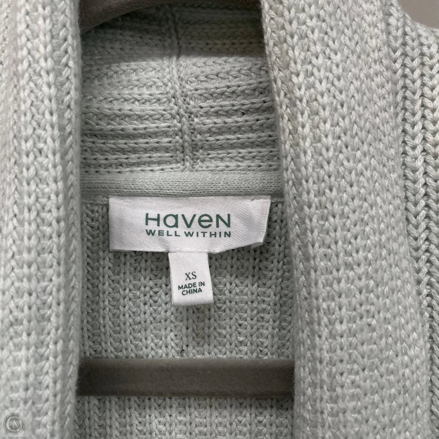 Sweater Cardigan By Haven In Green, Size: Xs