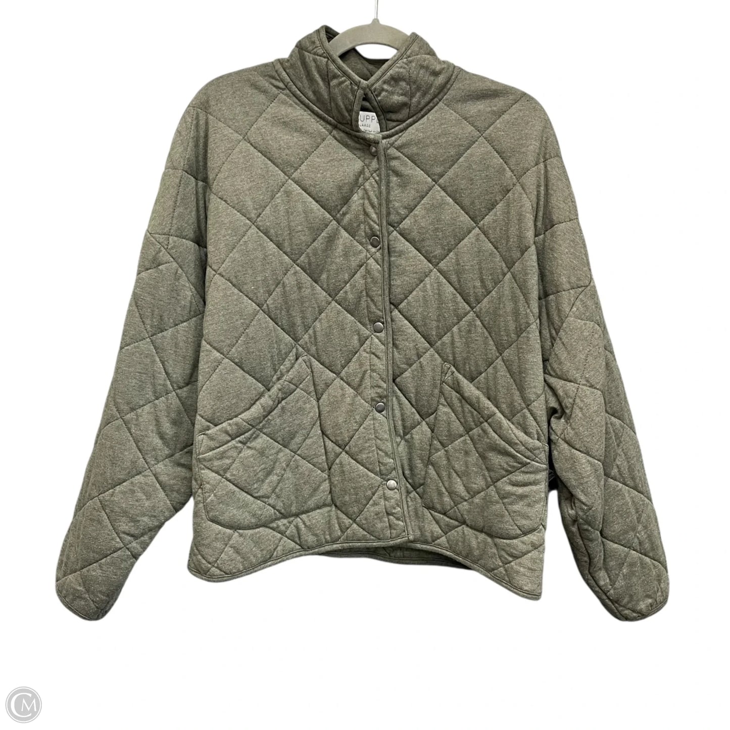 Jacket Puffer & Quilted By Z Supply In Green, Size: L