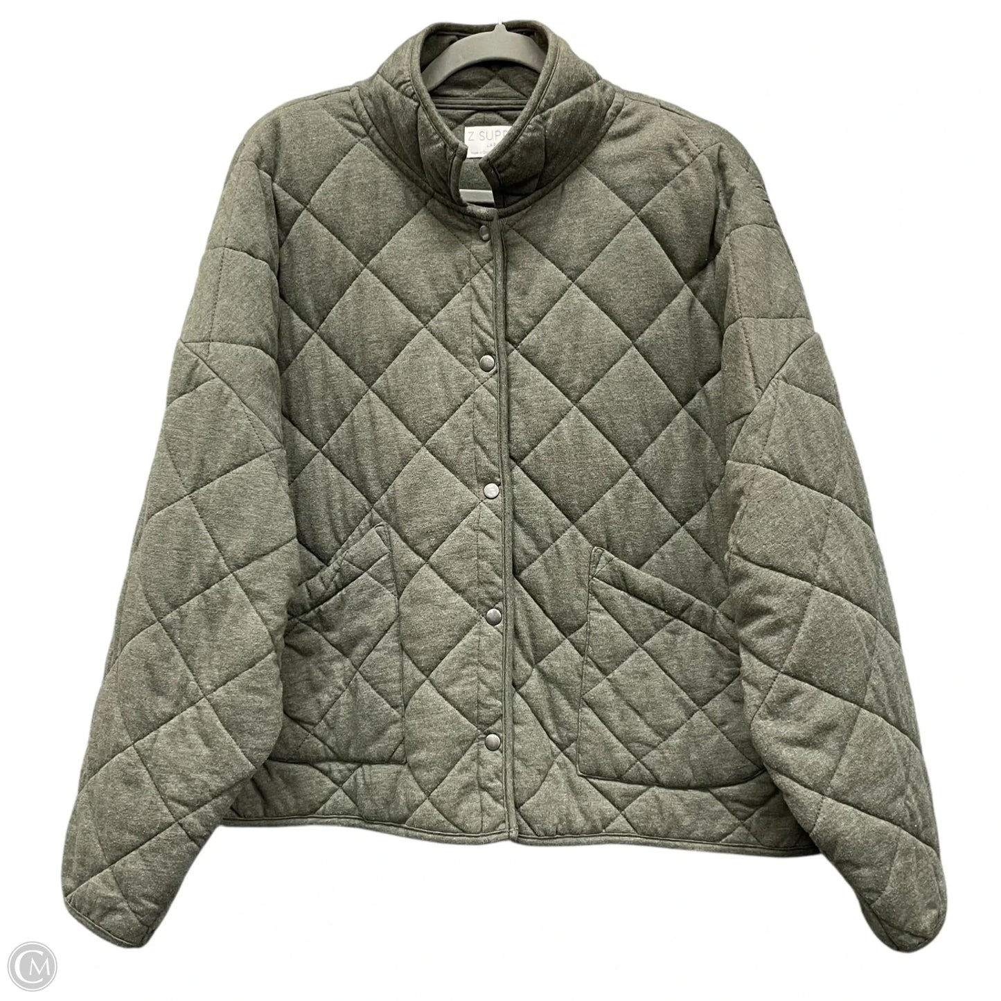 Jacket Puffer & Quilted By Z Supply In Green, Size: L