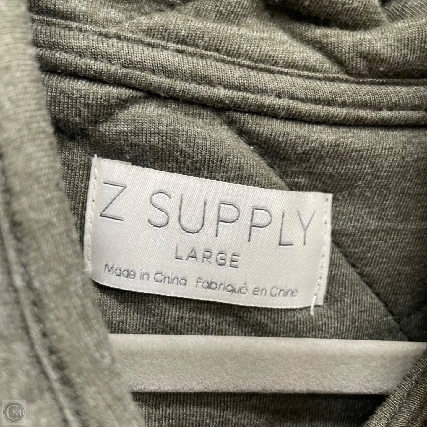 Jacket Puffer & Quilted By Z Supply In Green, Size: L