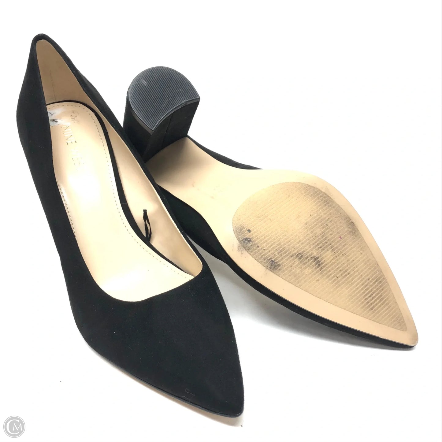 Shoes Heels Block By Nine West In Black, Size: 9