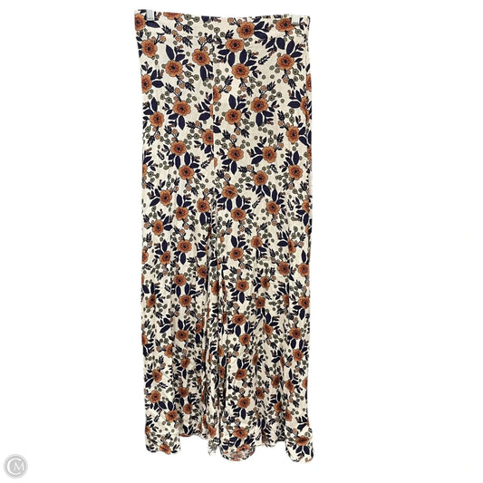 Skirt Maxi By Bobeau In Floral Print, Size: Xs