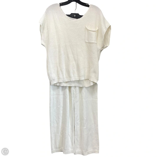 Lounge Set Pants By Sincerely Jules In Ivory, Size: L
