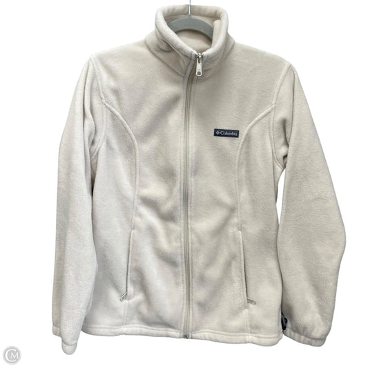 Jacket Fleece By Columbia In Beige, Size: S