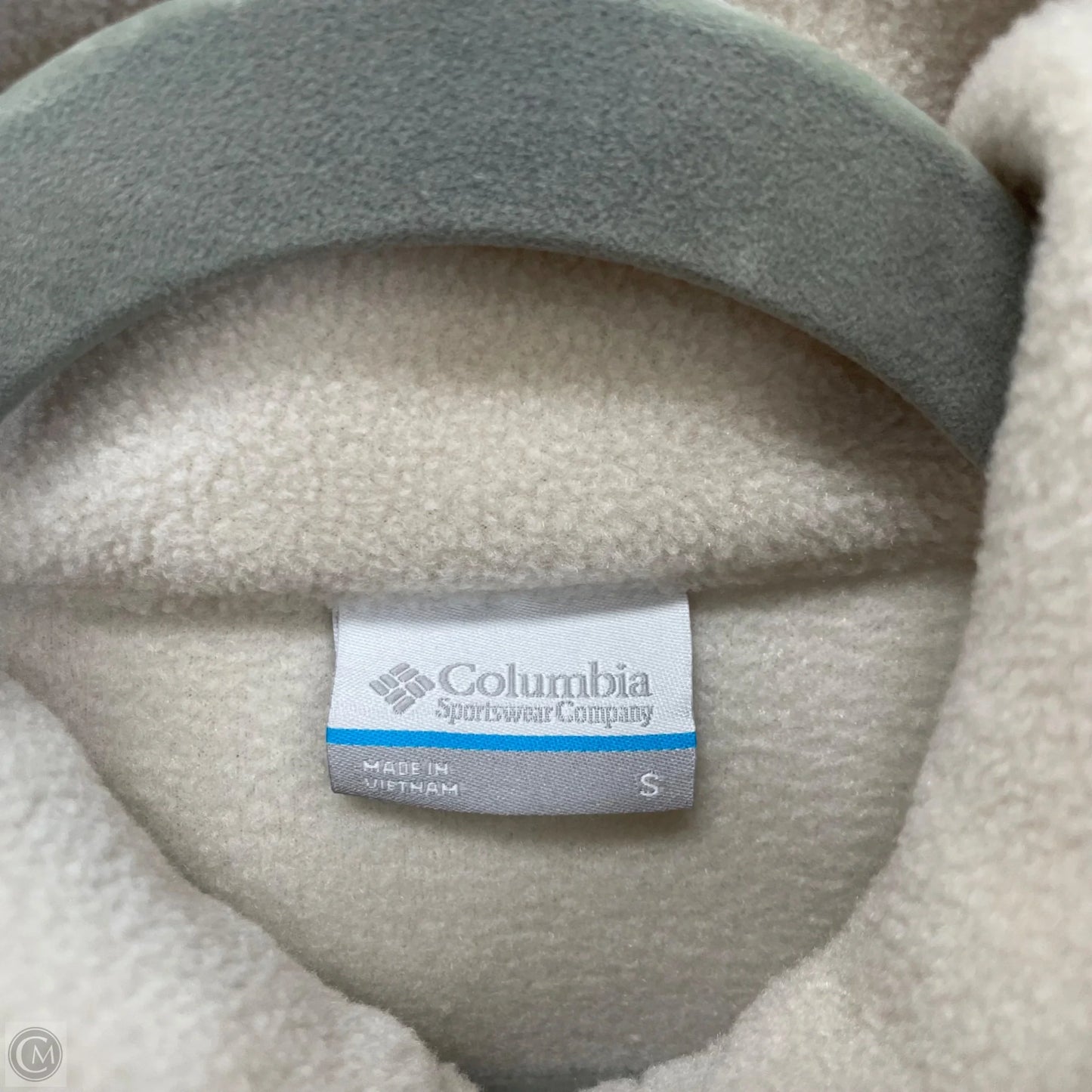 Jacket Fleece By Columbia In Beige, Size: S