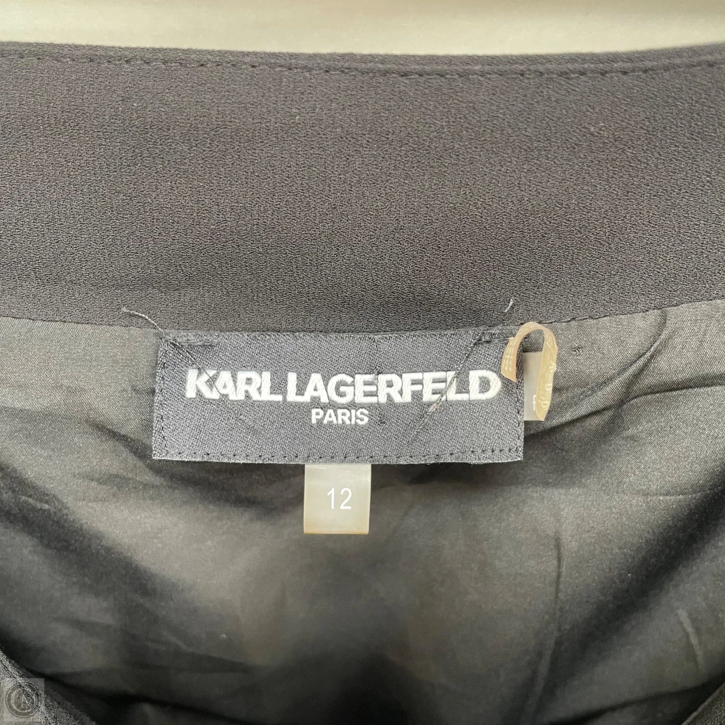 Skirt Designer By Karl Lagerfeld In Black, Size: 12