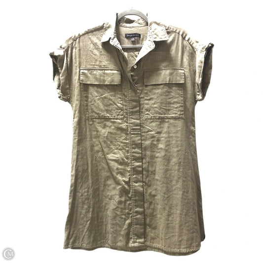 Dress Casual Short By Banana Republic In Green, Size: Xs