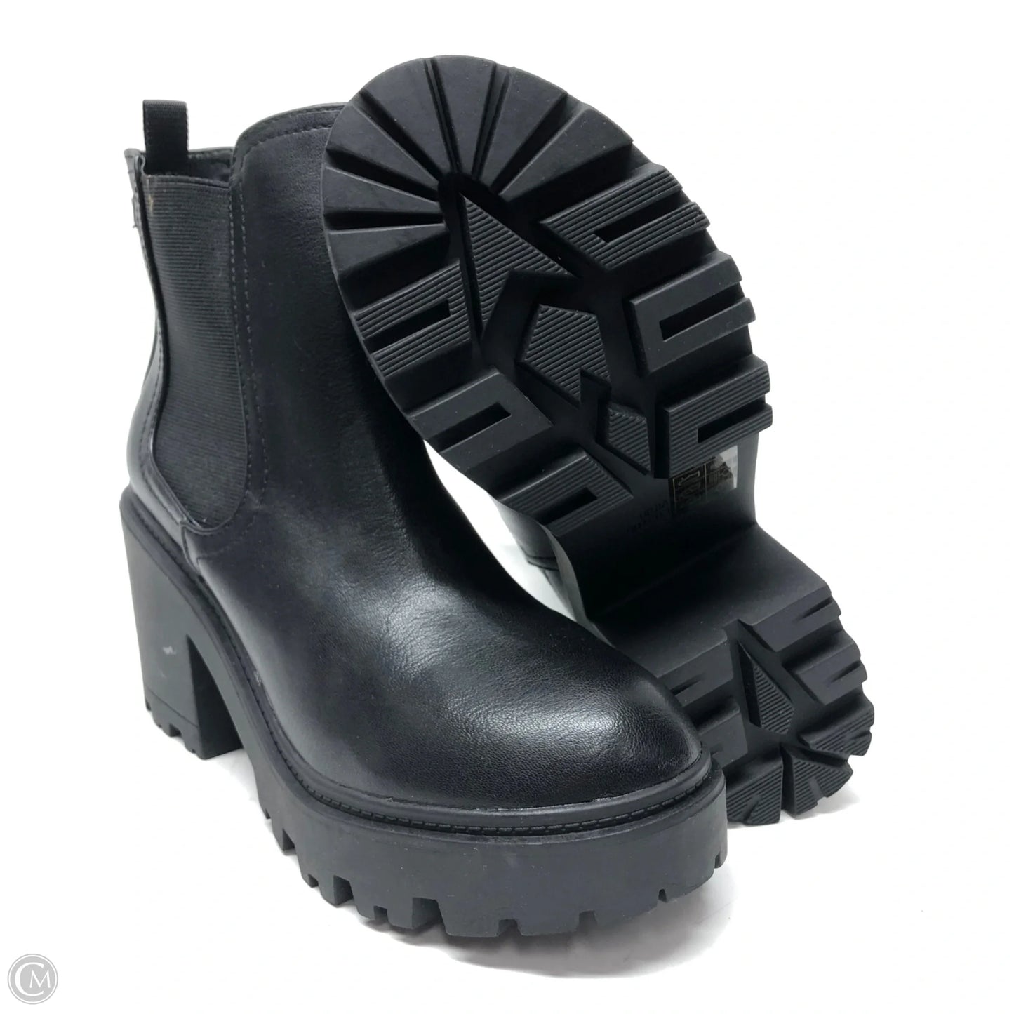 Boots Ankle Heels By Urban Outfitters In Black, Size: 10