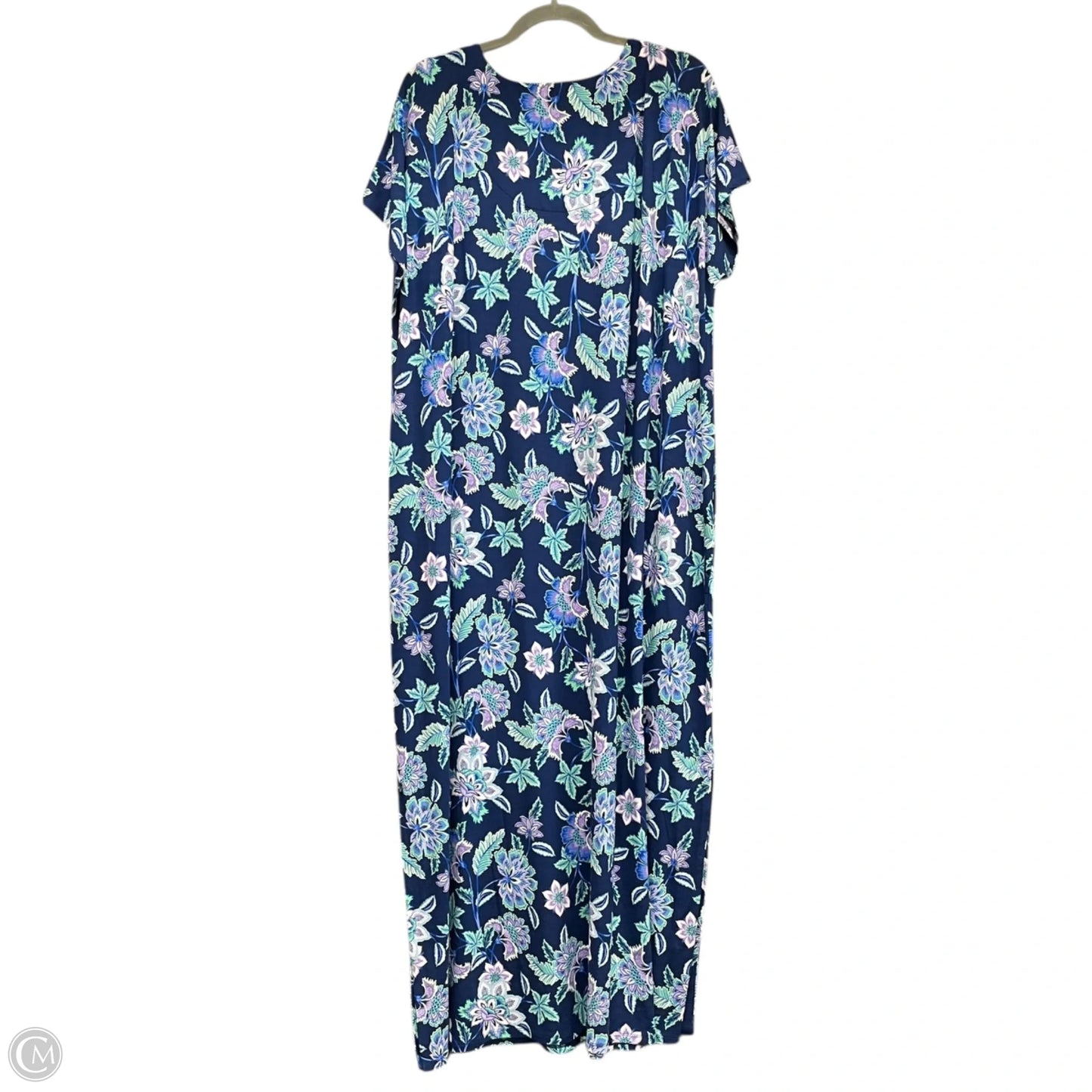 Dress Casual Maxi By J. Jill In Blue, Size: Xl