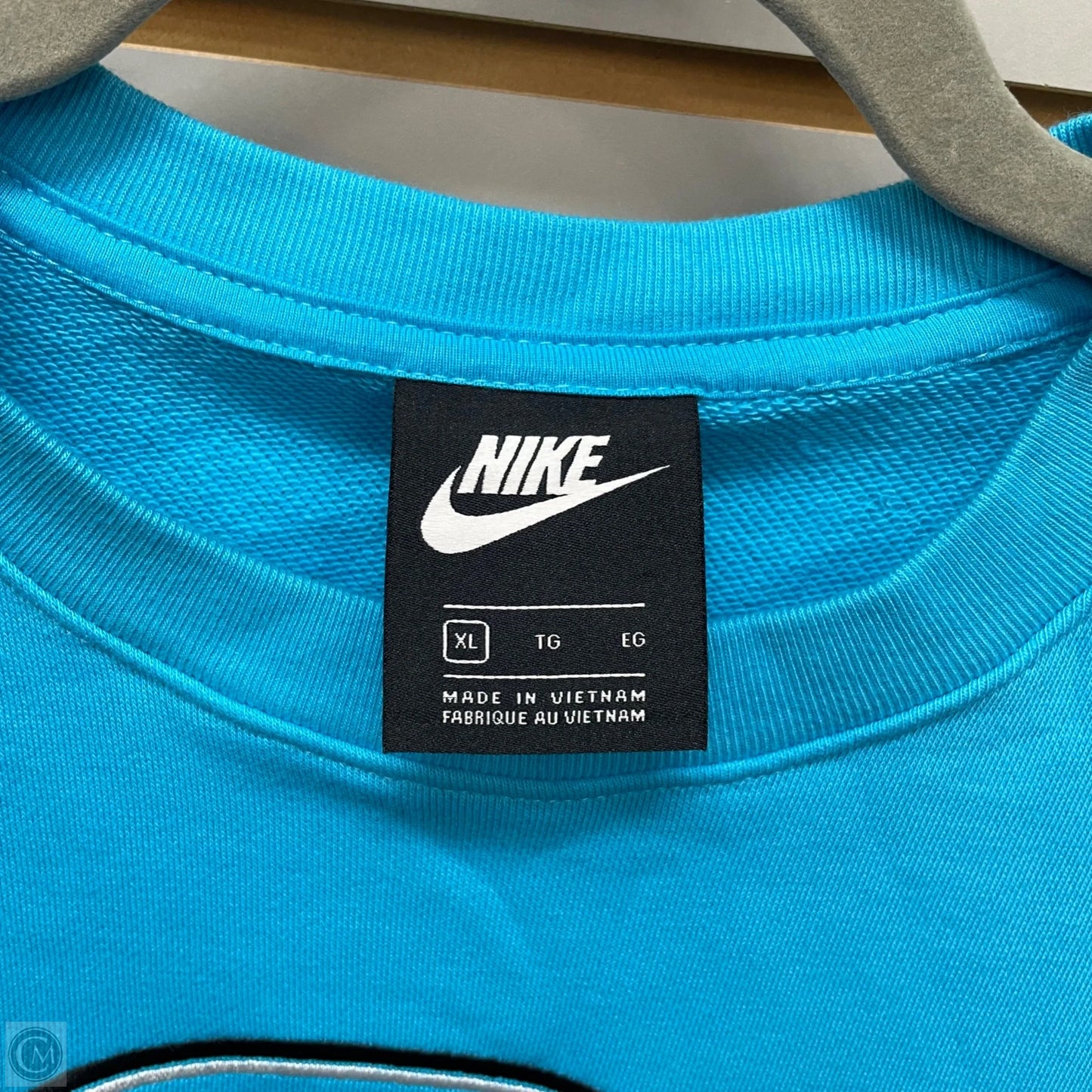 Sweatshirt Crewneck By Nike In Blue, Size: Xl