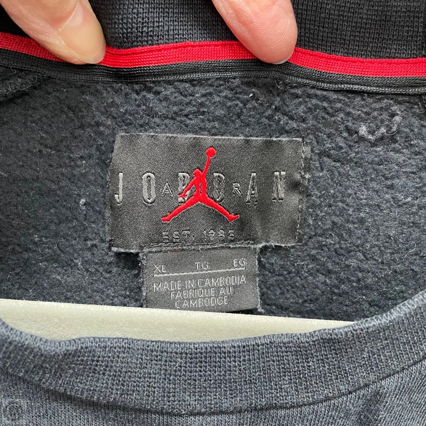 Sweatshirt Crewneck By Nike In Black, Size: Xl