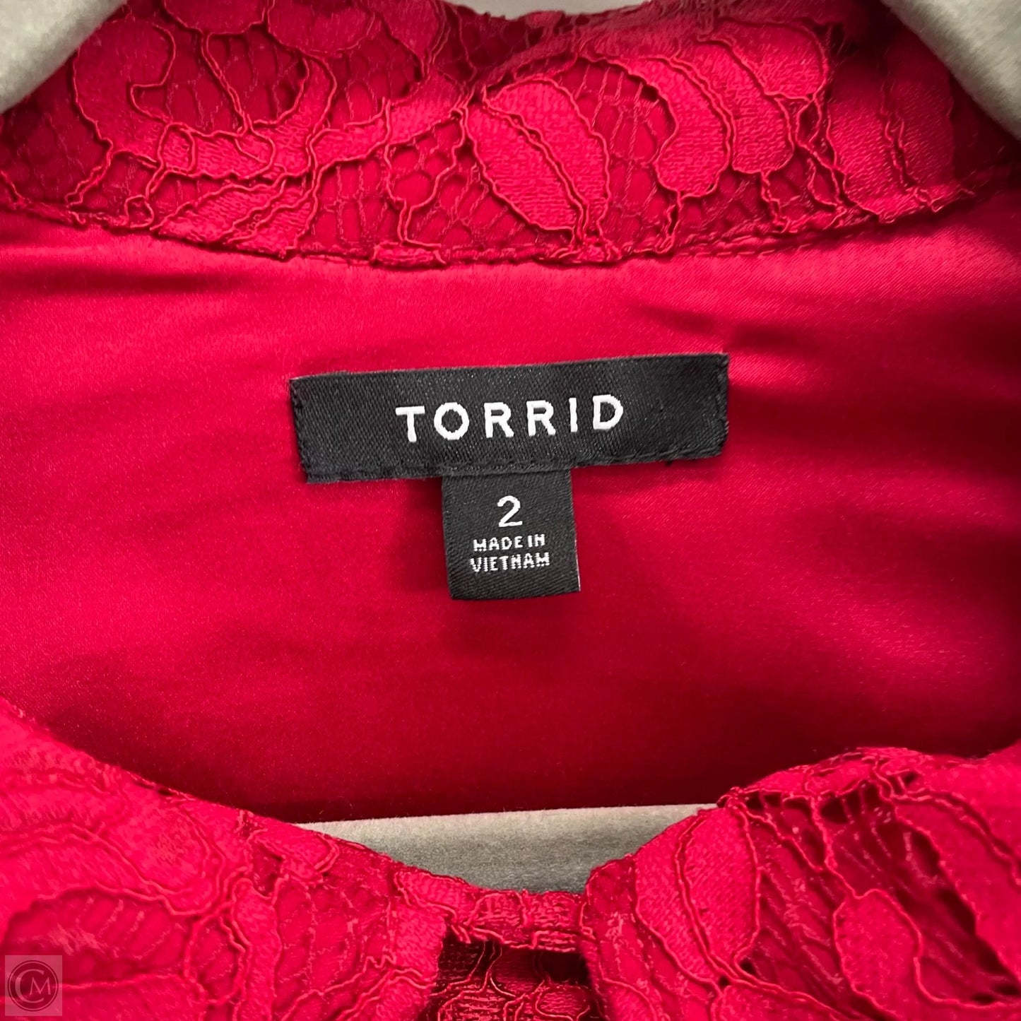 Jacket Moto By Torrid In Red, Size: 2x