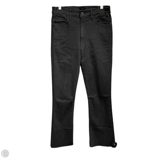Jeans Boot Cut By Mother In Black Denim, Size: 8