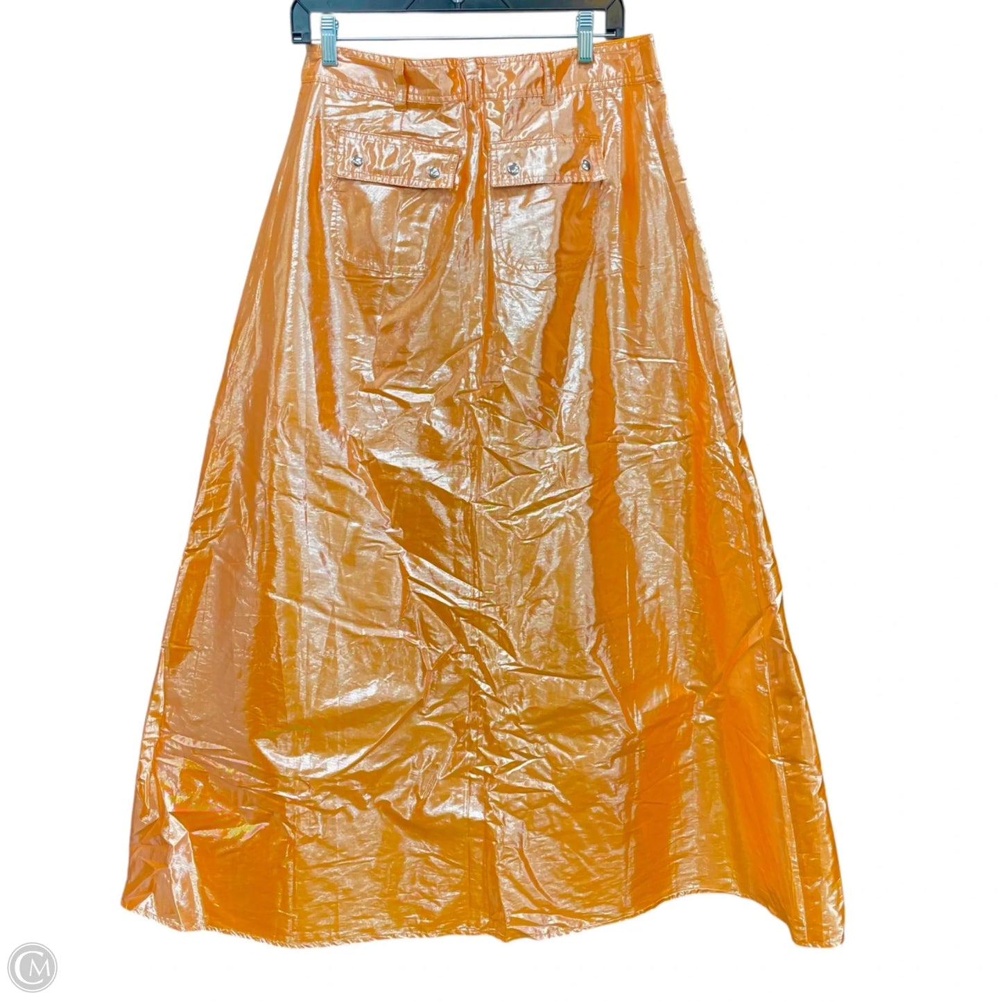 Skirt Maxi By Let Me Be In Orange, Size: L