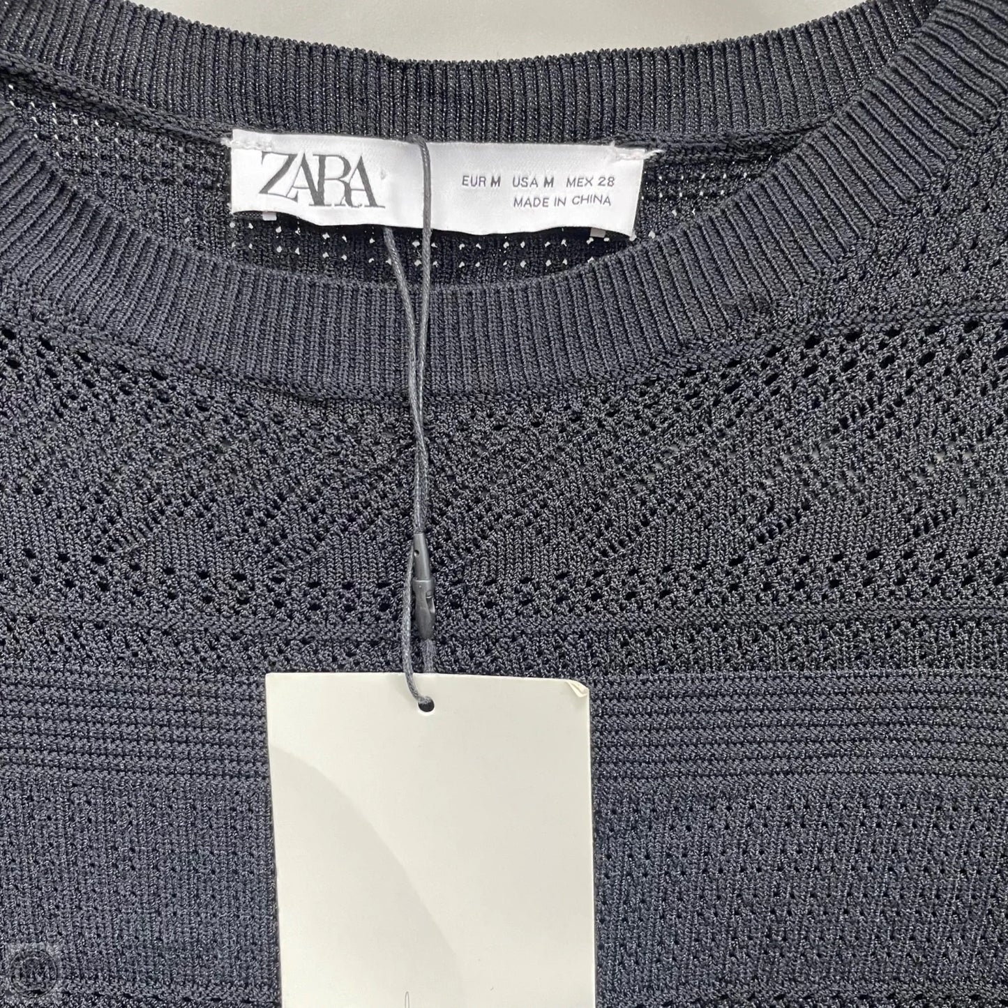 Dress Sweater By Zara In Black, Size: M