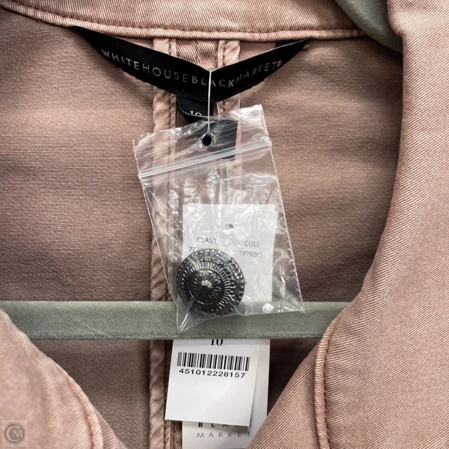 Jacket Denim By White House Black Market In Mauve, Size: 10