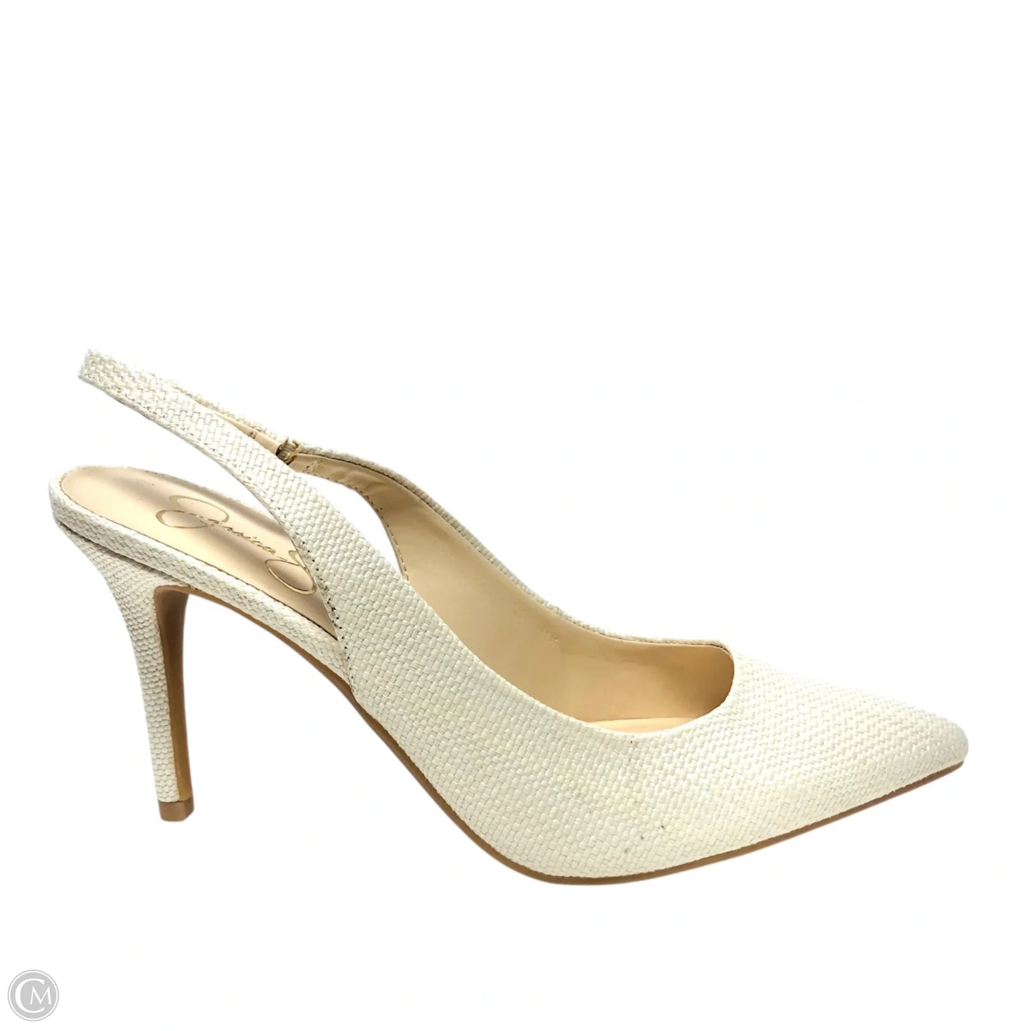 Shoes Heels Stiletto By Jessica Simpson In Beige, Size: 10