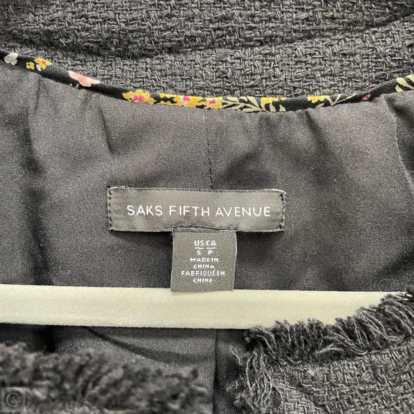 Blazer By Saks Fifth Avenue In Black, Size: S