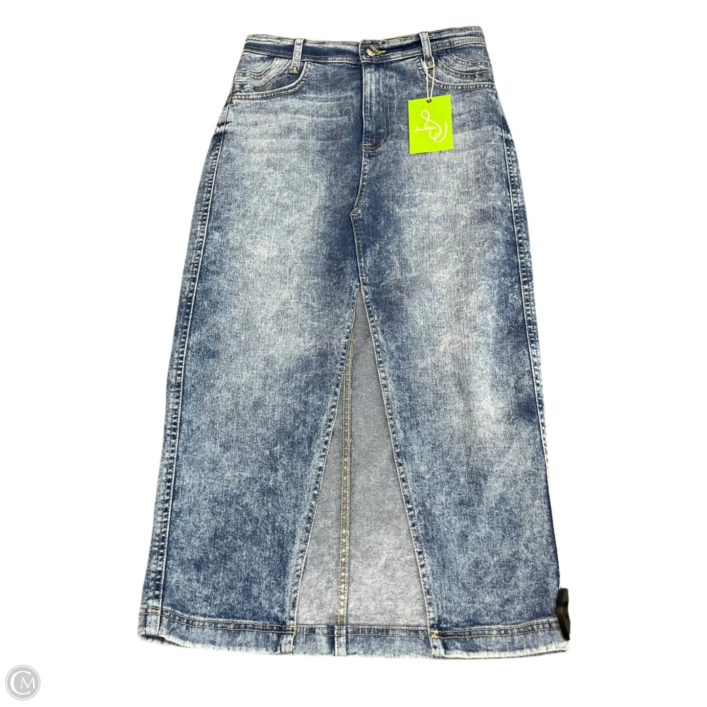 Skirt Midi By Sam Edelman In Blue Denim, Size: 2