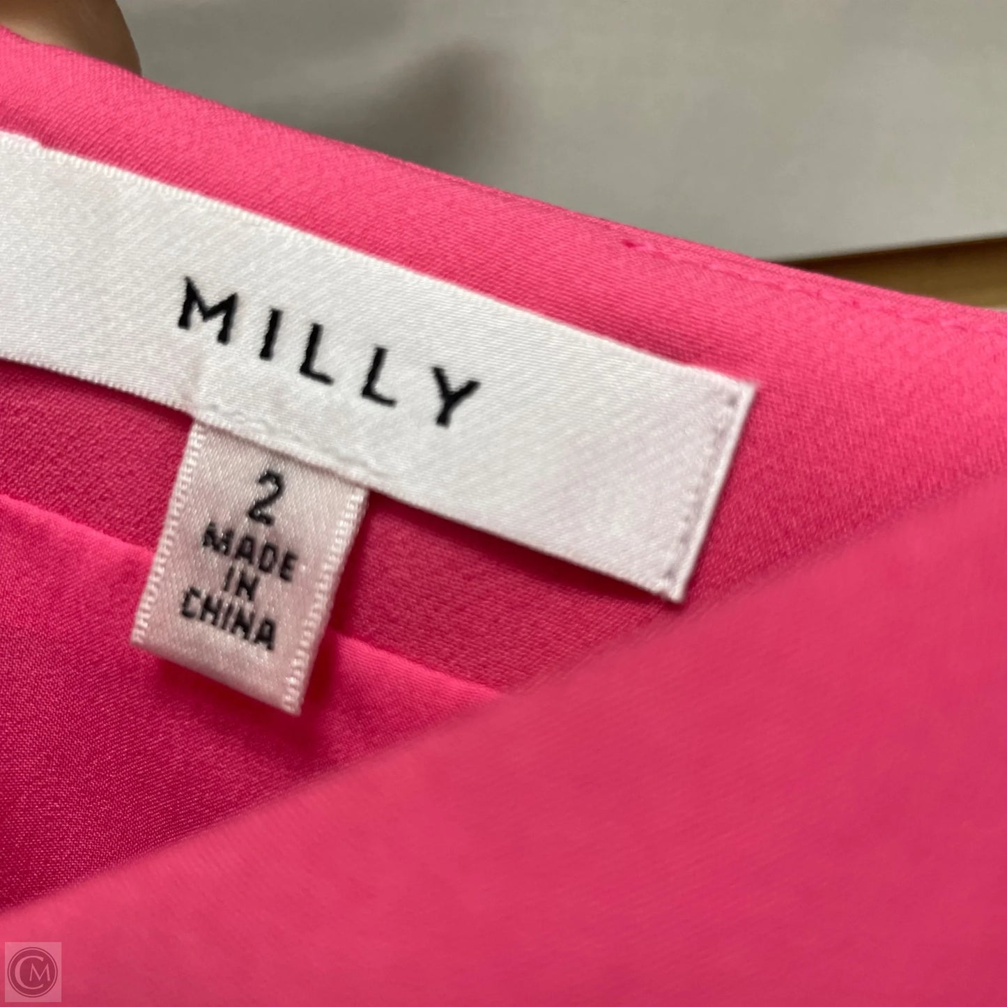 Dress Designer By Milly In Pink & Red, Size: 2
