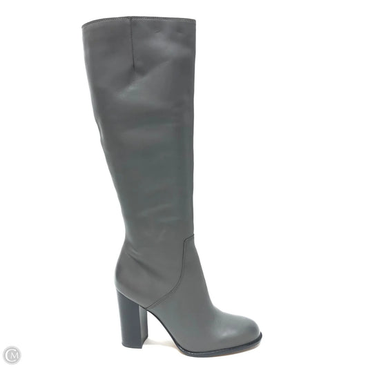 Boots Knee Heels By Sam Edelman In Grey, Size: 8.5