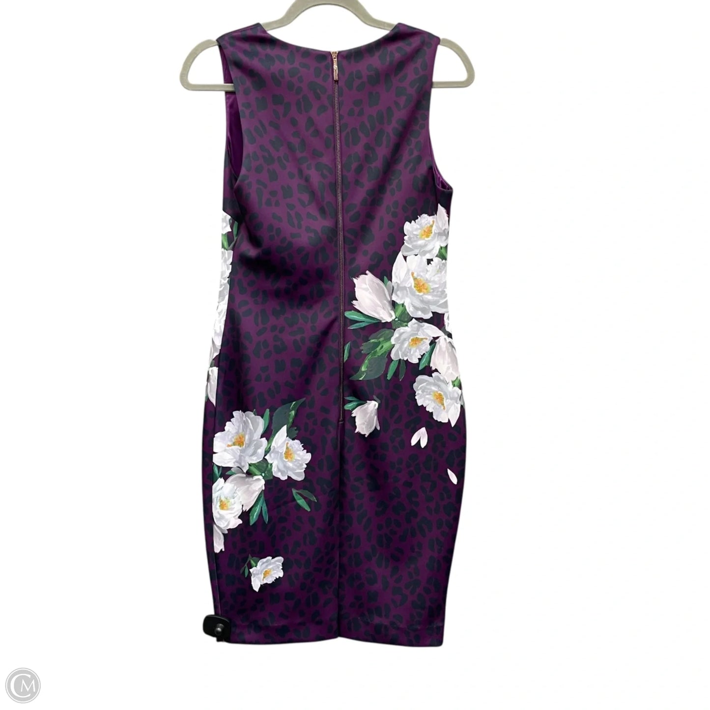 Dress Casual Midi By Ted Baker In Purple, Size: 2