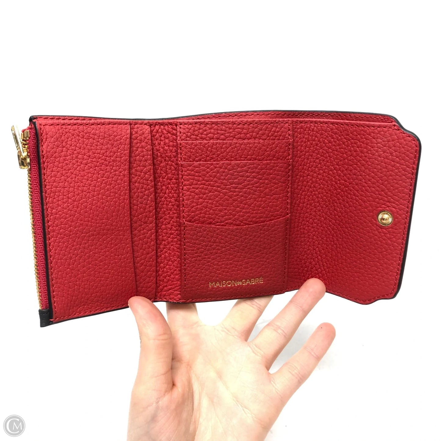 Wallet Leather By Maison de SABRE, Size: Small