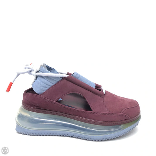 Shoes Athletic By Nike In Maroon, Size: 6