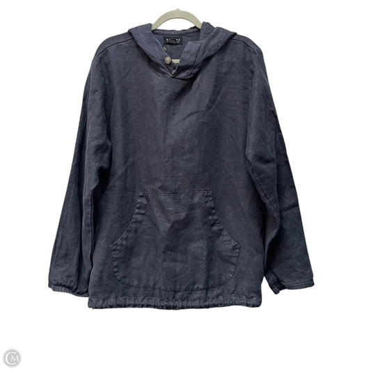 Top Long Sleeve By Velvet By Graham & Spencer In Navy, Size: S