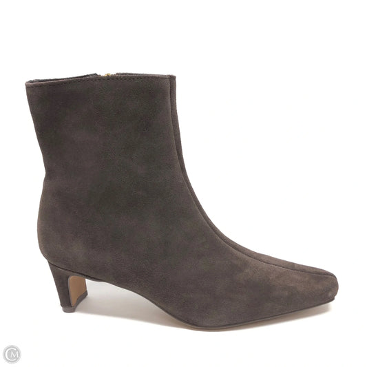 Boots Ankle Heels By Splendid In Brown, Size: 6.5