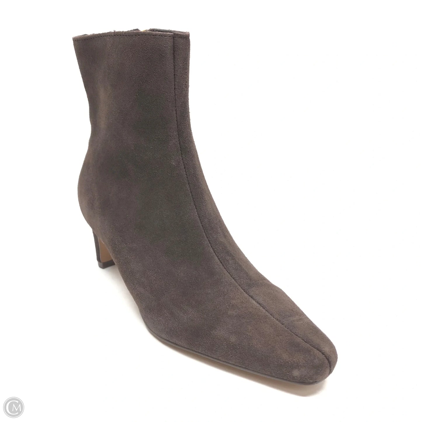 Boots Ankle Heels By Splendid In Brown, Size: 6.5