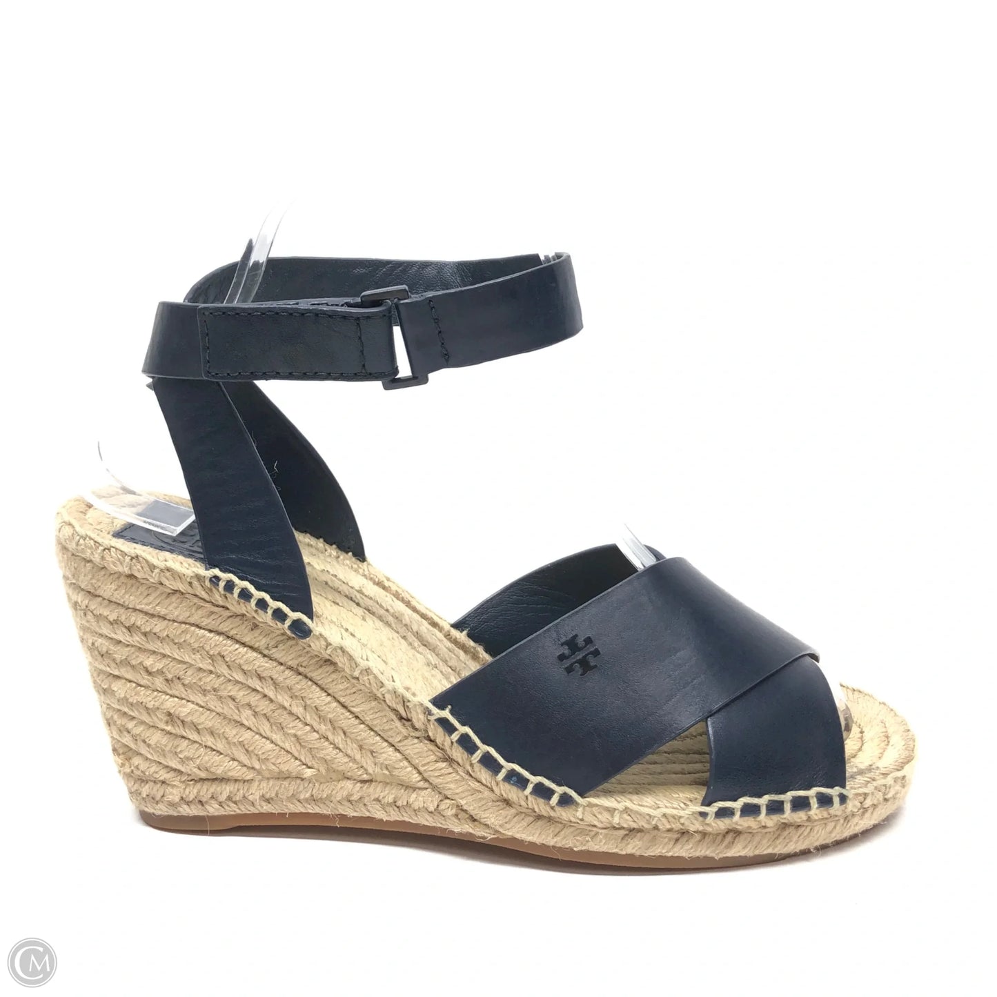 Sandals Designer By Tory Burch In Navy, Size: 8.5