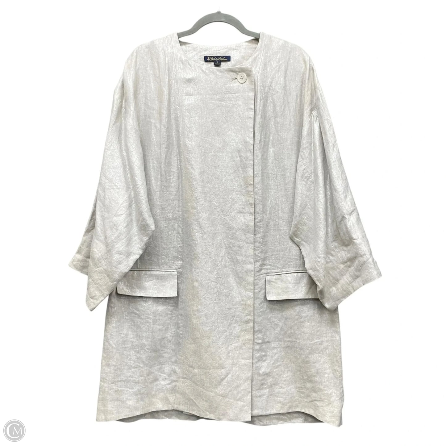 Jacket Other By Brooks Brothers In Beige, Size: 12