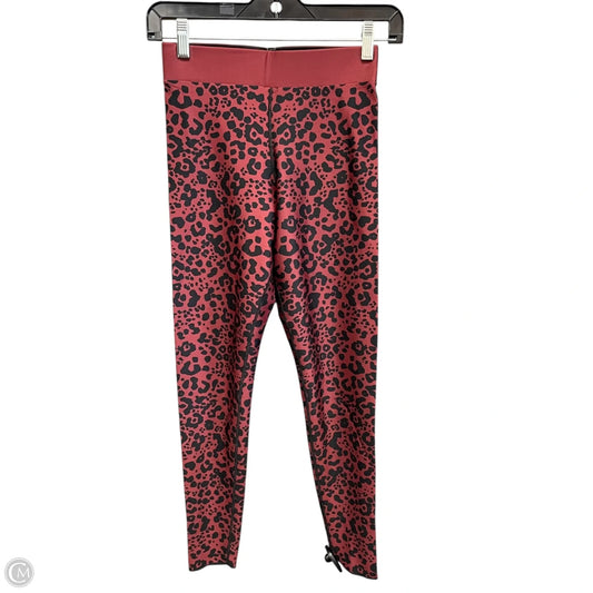 Athletic Leggings By Cmb In Black & Red, Size: S
