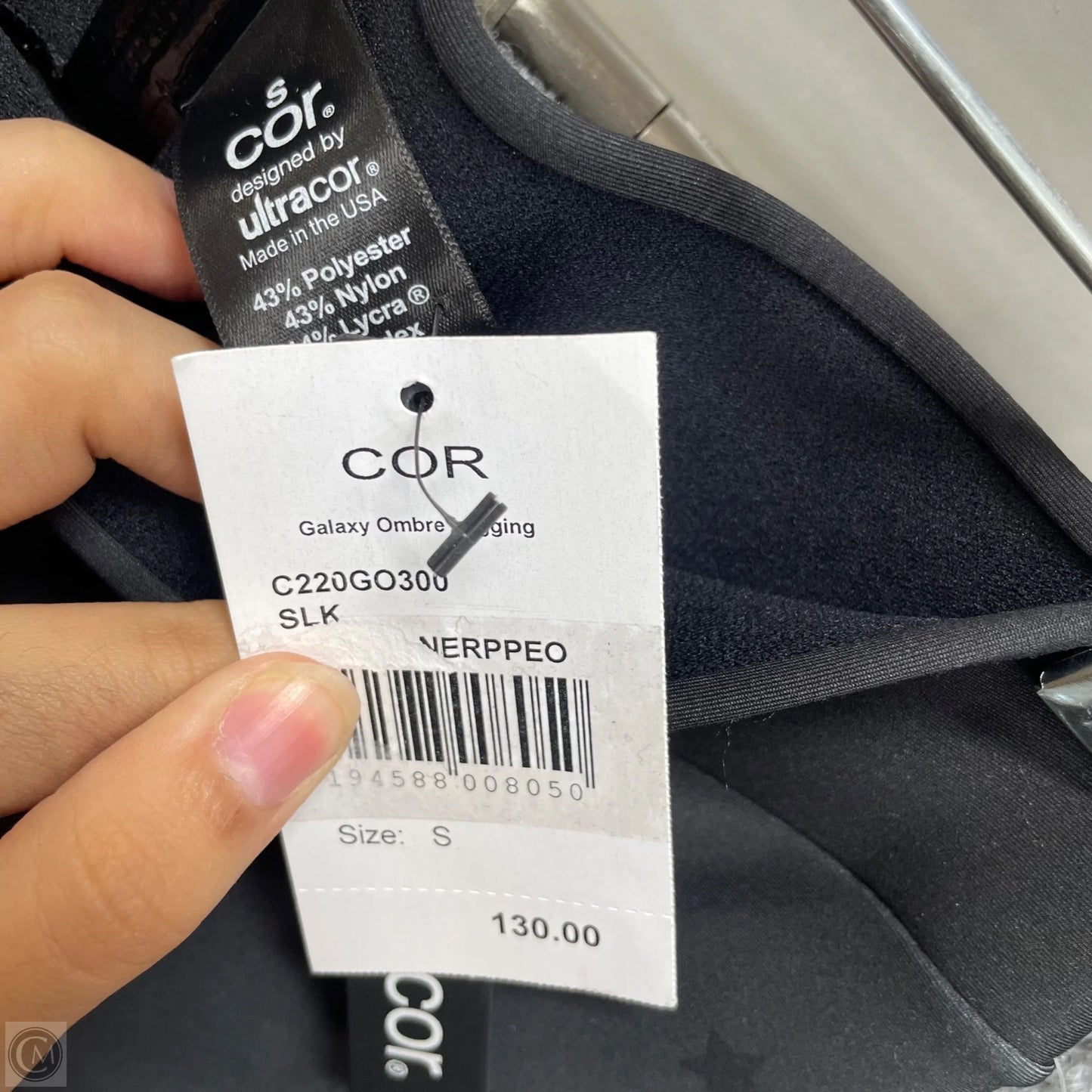 Athletic Leggings By Cmb In Grey & Pink, Size: S