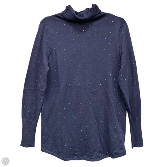 Top Long Sleeve By Nic + Zoe In Navy, Size: S