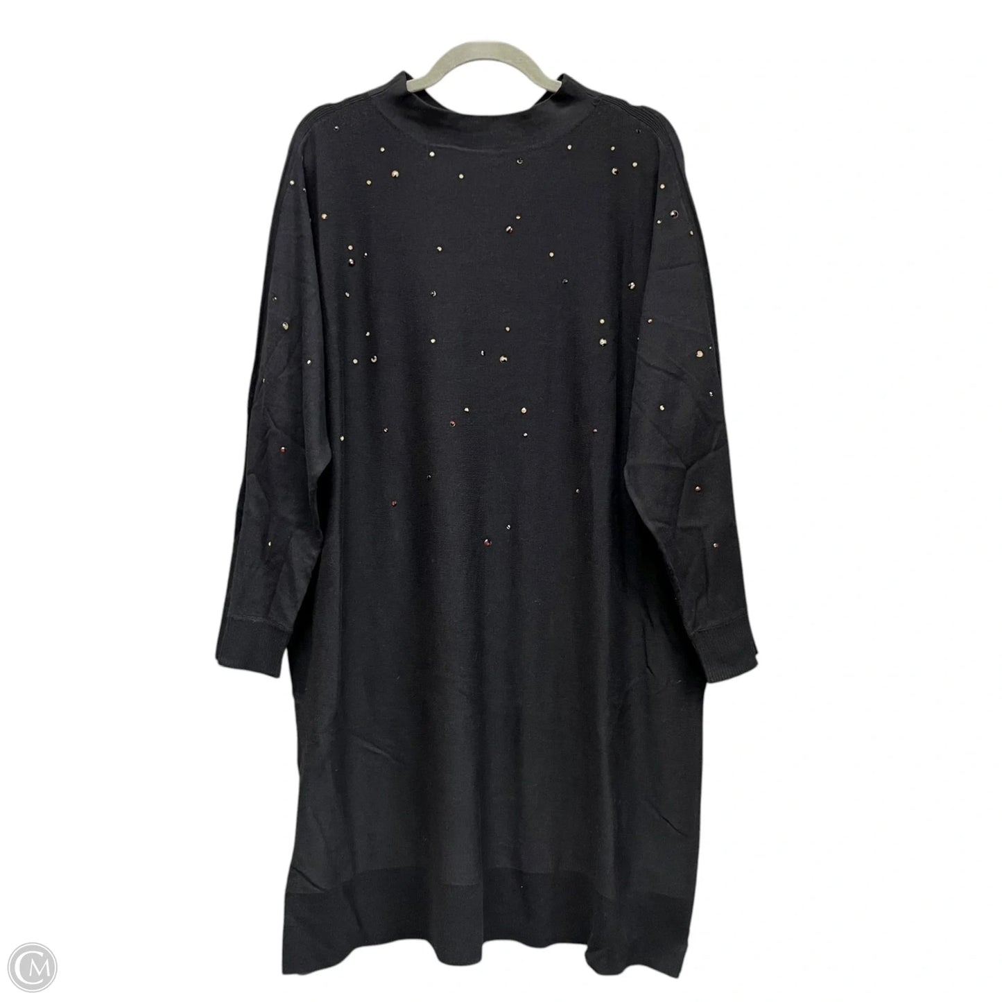 Dress Sweater By Nic + Zoe In Black, Size: Xl