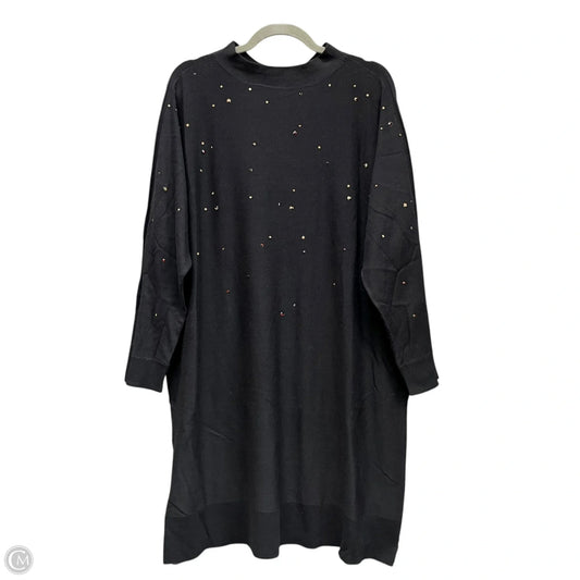 Dress Sweater By Nic + Zoe In Black, Size: Xl