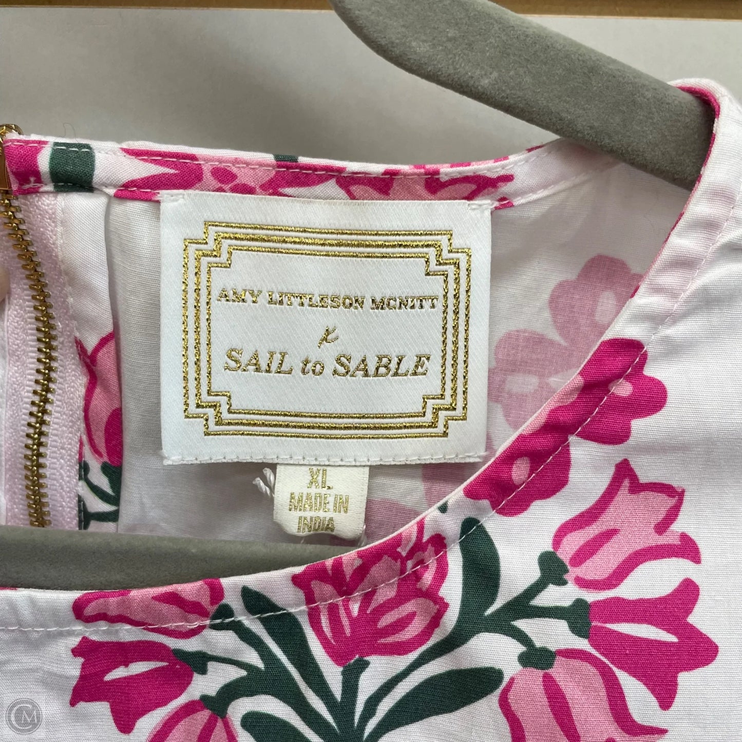 Top Sleeveless By Sail To Sable In Floral Print, Size: Xl