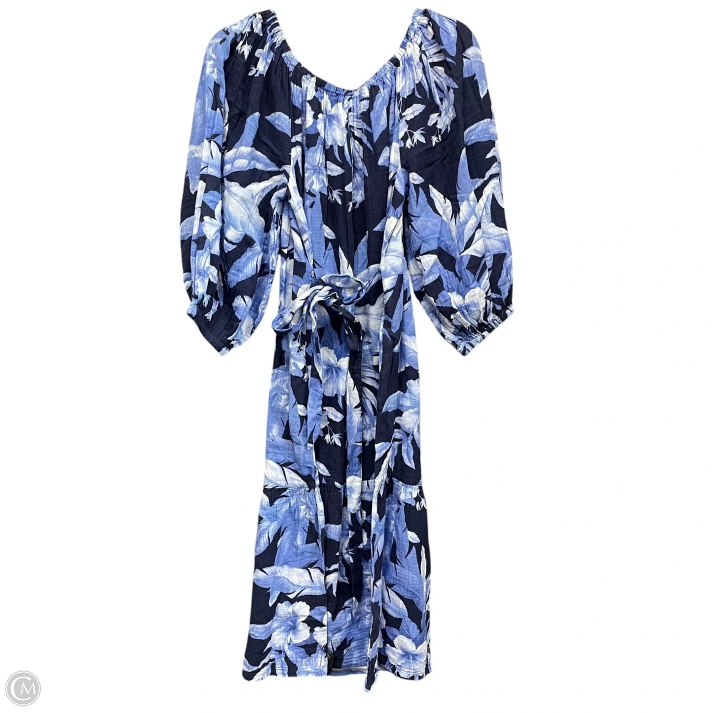 Dress Casual Midi By Tommy Bahama In Blue, Size: S
