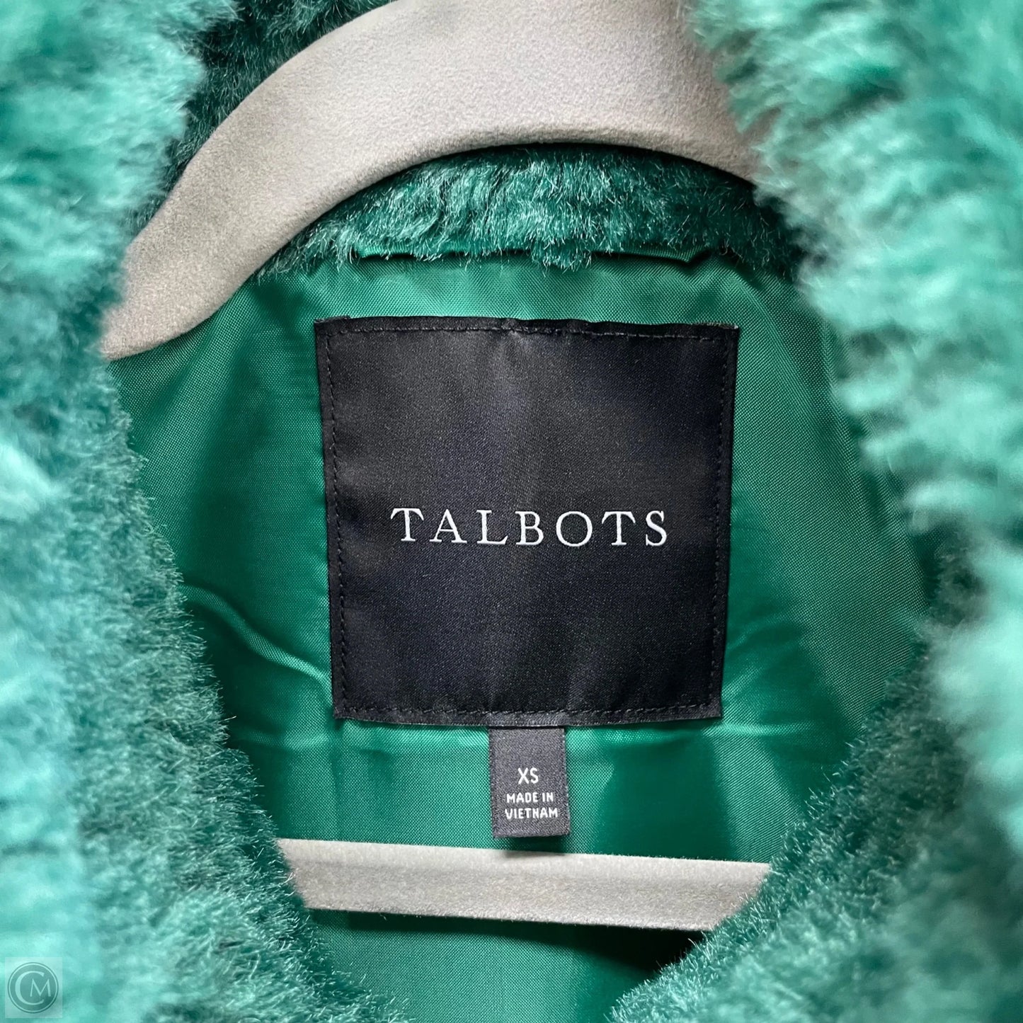 Vest Faux Fur & Sherpa By Talbots In Green, Size: Xs