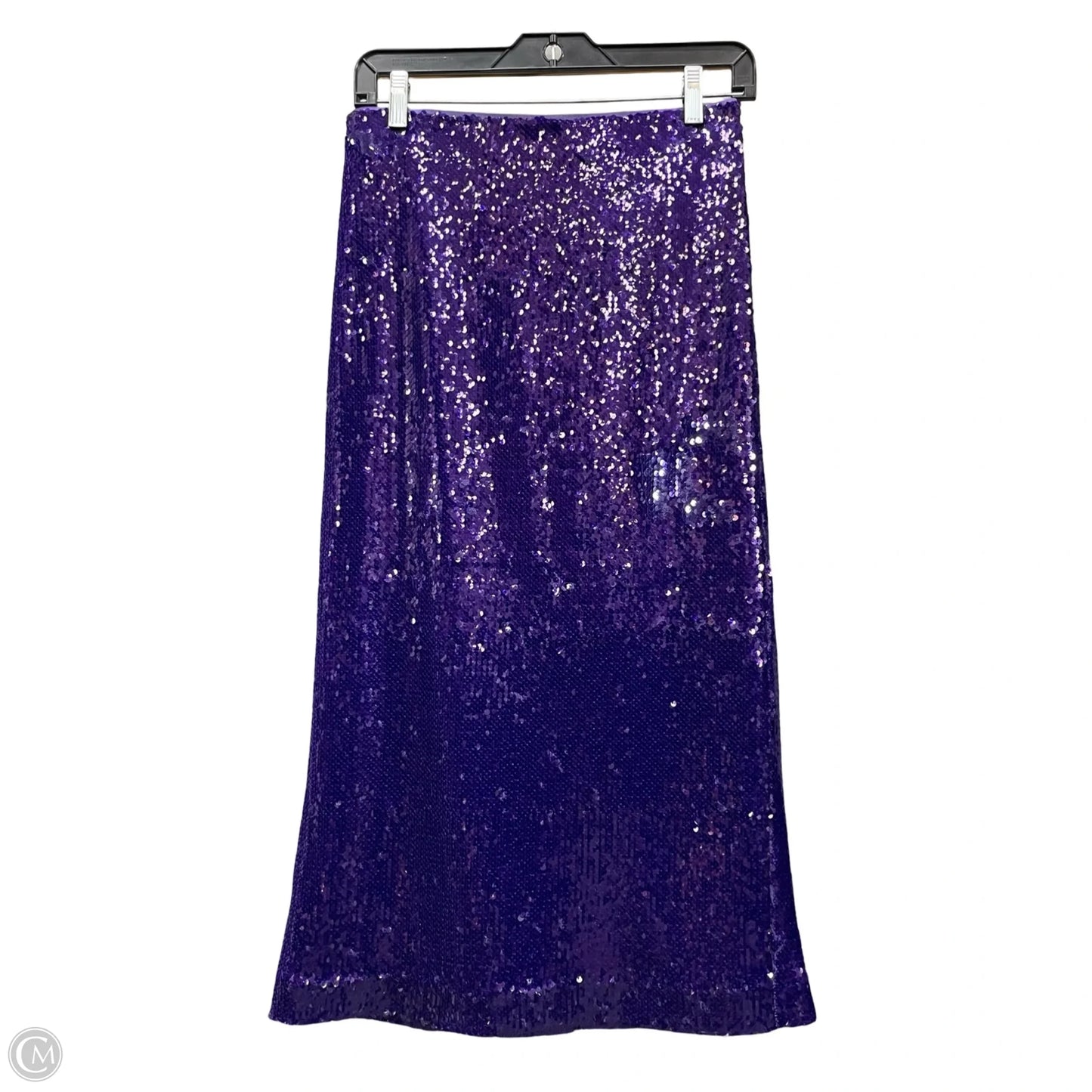 Skirt Midi By Ann Taylor In Purple, Size: 4
