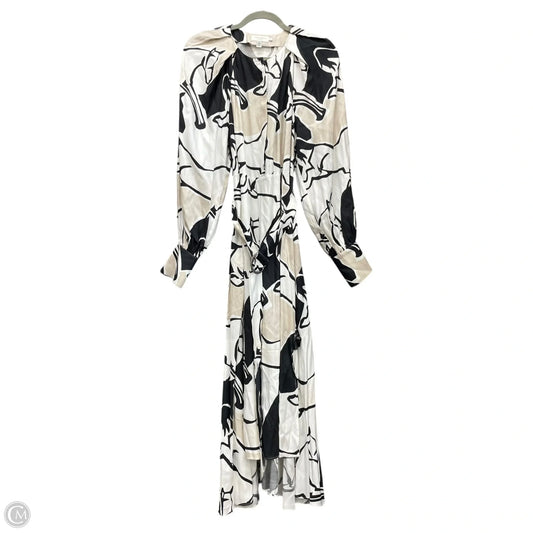 Dress Casual Midi By Ted Baker In Black & Tan, Size: S